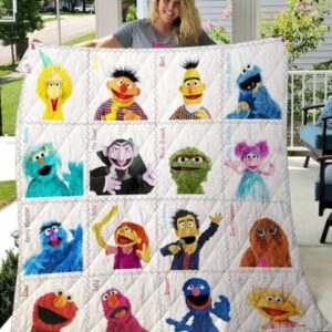 Sesame Street Quilt Blanket  Limited Quilt Blanket